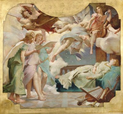 The Dream of St. Cecilia by Paul Baudry